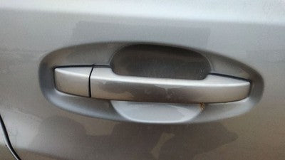 10-14 Legacy Outback Passenger Right Rear Outside Door Handle Back Steel Silver