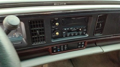 96-99 Buick Lesabre Trim Bezel Around Speedometer Dash Surround Panel Grey 17C
