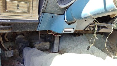 75 Cutlass Supreme Lower Dash Under Column Knee Bolster Trim Panel 2 Door Coupe