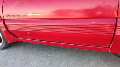 1993 Grand Prix Driver Left Front Moulding From Door Oem Trim Strip Red 2 Door