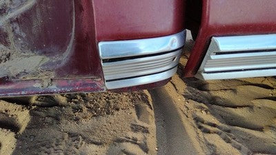 1979 Ford F150 Driver Left Rear Moulding On Lower Cab Panel Oem