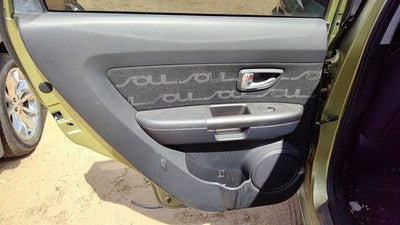 12-13 Soul Driver Left Rear Inside Door Trim Panel With Switches Back Black Wk