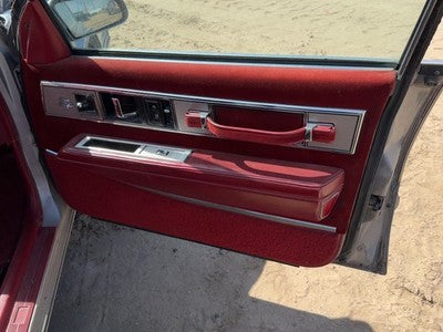 1986 Olds 88 Passenger Right Front Door Trim Panel With Switches Red