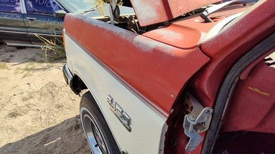 1987-1991 Ford F150 Driver Left Front Fender Oem Red White