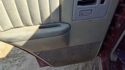 1993 S10 Blazer Driver Left Rear Inside Door Trim Panel With Switches Back Gray