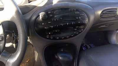 1998-1999 Ford Taurus Sho Trim Bezel Around Radio Surround Dash Panel Gray X2