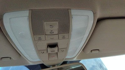 12-15 Mercedes C300 Center Overhead Console Dome Light Map Lamp Cubby Beige 125