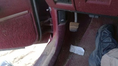 1990 Olds Eighty Eight Driver Left Lower Kick Trim Panel Oem Red