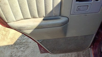 1993 S10 Blazer Driver Left Rear Inside Door Trim Panel With Switches Back Gray