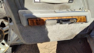 85 Grand Marquis Driver Left Front Door Trim Panel With Master Switch Gray