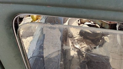 1953 Chevy Bel Air 150 Sedan Driver Left Rear Side Window Door Glass Oem Back