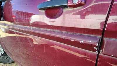 06-09 Accent Driver Left Front Moulding From Door Trim Strip 5r Wine Red 4 Door
