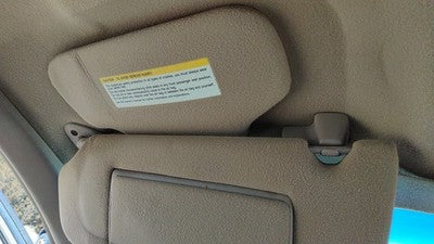 1997 Park Ave Ultra Driver Left Sun Visor Oem Tan 562