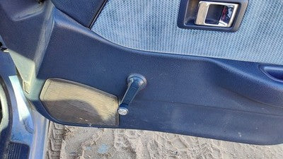 1989 Honda Civic Passenger Right Front Door Trim Panel Manual Windows Blue Sedan