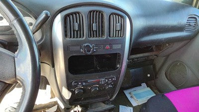 2005-2007 Town & Country Trim Bezel Around Radio Surround Dash Panel Oem Gray