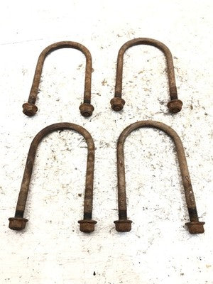 2002-2007 Dodge Ram Pickup 1500 Set of 4 Rear Ubolts with Nuts OEM Rear End 4x4