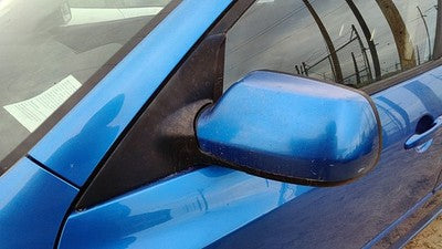 2004-2006 Mazda 3 Driver Left Side Mirror Door Mounted Oem 27B Winning Blue