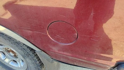 1997-2017 Ford Expedition Fuel Tank Door With Hinge Gas Lid Oem Filler Maroon Jl