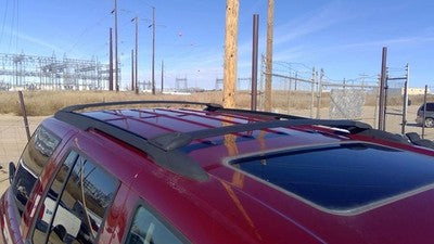 2008 Chevy Trail Blazer Luggage Rack Cross Bars Only Oem Roof With End Caps