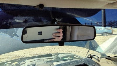 2005-09 Land Rover Lr3 Inside Rear View Mirror Oem Windshield Mounted Ctb500100