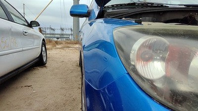 2004-2009 Mazda 3 Passenger Right Front Fender Oem 27B Winning Blue Bp4k52111d