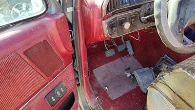 1989 Ford F150 Driver Left Lower Kick Trim Panel Oem Red