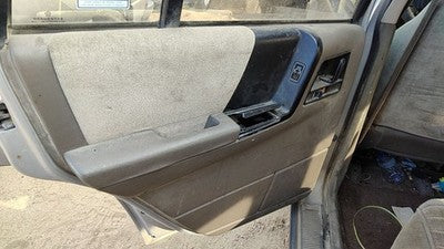 94 Jeep Grand Cherokee Driver Left Rear Door Trim Panel With Switches Back Gray
