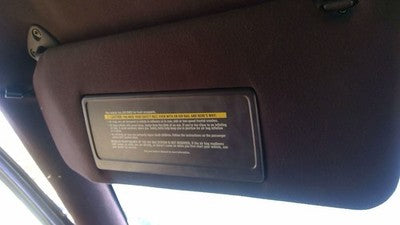 1993 Cadillac Fleetwood Driver Left Sun Visor Oem Maroon