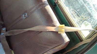 1976 Silverado C10 Driver Left Front Seat Belt Retractor Oem Shoulder Brown