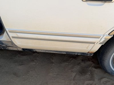 94 Town Car Driver Left Rear Moulding From Door Oem Back Trim Strip White Wt