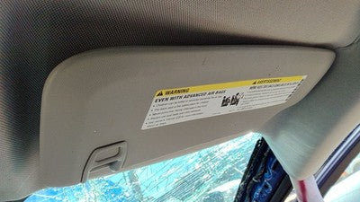 2011-2016 Chevy Cruze Passenger Right Sun Visor Oem Black Aff 95034256