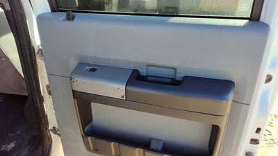 11-16 Ford F250 Passenger Right Rear Door Trim Panel With Switches Back Gray 3S