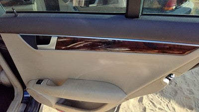 12-13 C300 Passenger Right Rear Door Trim Panel With Switches Back Beige 125