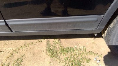 11-15 Kia Sorento Driver Left Rear Moulding From Door Back Trim Strip Gray H9