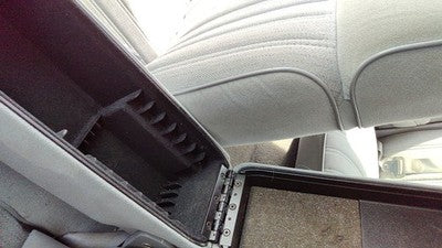 1990 Olds 88 Center Console Assembly Oem Arm Rest Fold Down Gray
