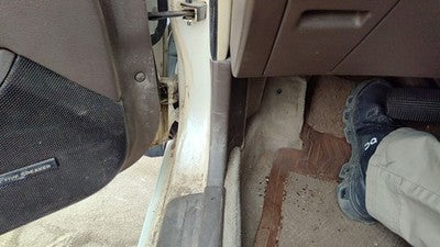 1993 Infinity G20 Driver Left Lower Kick Trim Panel Oem Brown