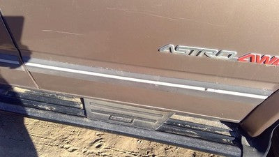 1995 Chevy Astro Passenger Right Front Moulding From Door Oem Trim Strip Brown