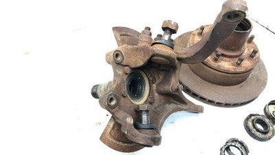 1981-93 Dodge Ram W250 Driver Left Front Spindle Steering Knuckle With Wheel Hub