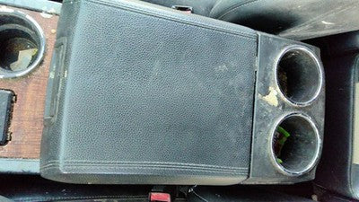 07-08 Ford Expedition Center Console Lid Only Arm Rest Fold Down 1W Black/Camel
