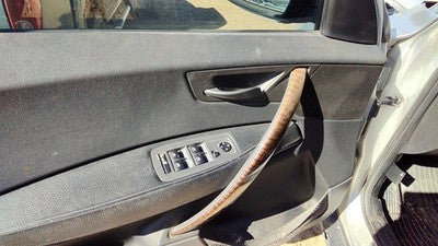 2004 Bmw X3 Driver Left Front Door Trim Panel With Master Switch Gray