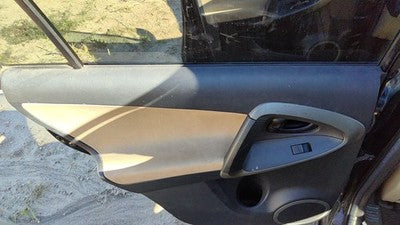 2011 Toyota Rav-4 Driver Left Rear Door Trim Panel With Switches Back Sand Beige