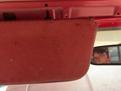 1990 Chevy S10 Pickup Driver Left Sun Visor Oem Red