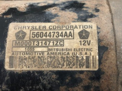 2005-2010 Jeep Grand Cherokee Starter Motor 3.7L 56044734Aa
