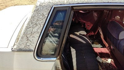 1982-1988 Olds Ciera Passenger Right Rear Quarter Glass Back Side Window Oem