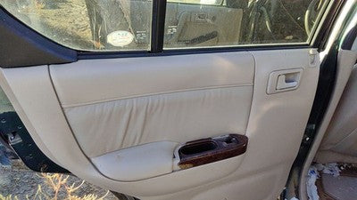 00 Honda Passport Driver Left Rear Door Trim Panel With Switches Back Bge Beige