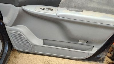 01-03 Toyota Sienna Passenger Right Front Door Trim Panel With Switches Gray 11
