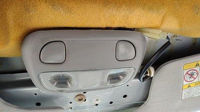 2002-2004 Subaru Legacy Center Overhead Console Dome Light Map Lamp Cubby Gray
