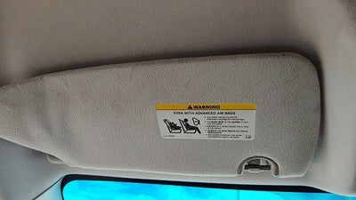2007-2008 Chrysler Pacifica Driver Left Sun Visor Oem Gray Da 1Fu671W1Aa