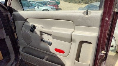 03-05 Ram 2500 Passenger Right Front Door Trim Panel Manual Windows Taupe L5