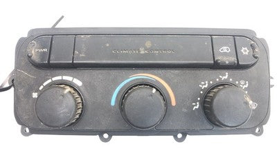 2001-2002 Dodge Caravan Temperature Control Module In Dash Heater Ac Head Unit